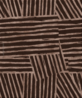 Anna-Veda 13195-wooden waves - handgefertigter Teppich,  getuftet (Indien), 24x24 5ply Qualität
